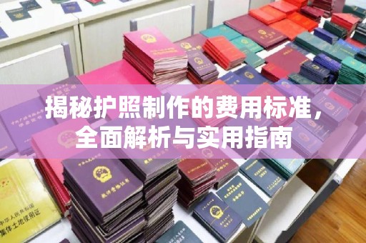 吉州揭秘护照制作的费用标准，全面解析与实用指南