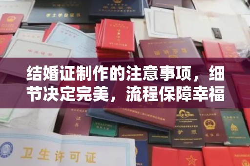 吉州结婚证制作的注意事项，细节决定完美，流程保障幸福